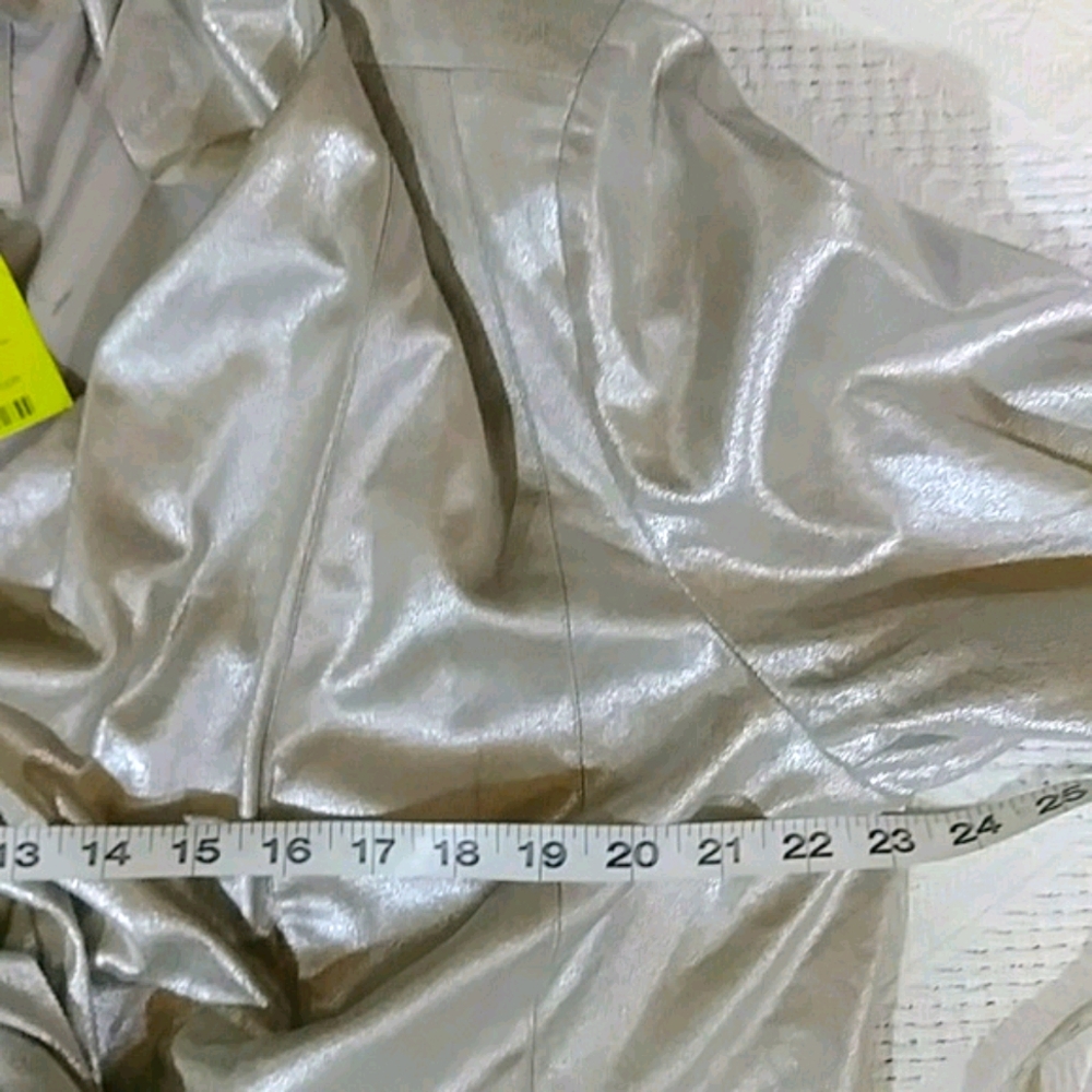 NWT Elloquii Luxurious, Metallic, Draped Jacket - Picture 7 of 8